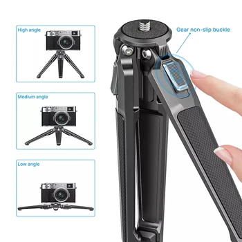 Ulanzi MT-37 Metallist Mini Statiiv Telefoni Selfie Kinni Statiivi jaoks Mobile Nutitelefoni DSLR Kaamera Video Vlog W 1/4
