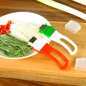 Loominguline 1TK Kööginõud Cooking Tööriistad Köök Tarvikud Taimne Vahend Lõikur Slicer Magic Hakitud Roheline Nuga Lõika Sibul