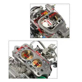 2-barrel Auto Carburetor 22R Mootori Carburetor sobib W/ Ümar Pistik TOYOTA PIKAP Veoautod 1981-1987 MÄNGUASI-505 335290 2366cc C4036