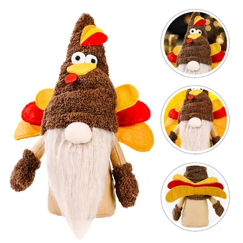 1tk Armas Türgi Rudolph Gnome Nukk Näota Nukk Ehted (Assortii Värvi)