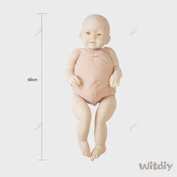 Witdiy Bonnie 60CM Uuestisündinud baby doll kit Värvimata uuestisündinud kit Uuestisündinud nukk kit tühi osad Tõetruu komplekt