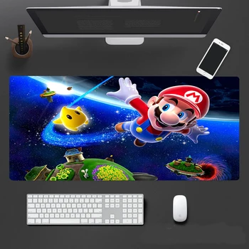 Mario Mouse Pad Arvuti Uus hiirepadi Armas Looduslik Kautšuk Kawaii Kunsti Gamer Anti-slip siseministeeriumi Teenetemärgi Klaviatuuri Pad