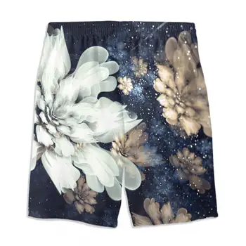 3d print lill, Sport rannas püksid naljakas täiskasvanud lahtised aluspüksid lilled kroon mees/male aluspüksid