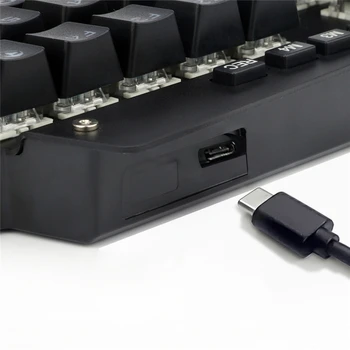 K700 Ühe käega Mechanical Gaming Keyboard RGB LED Backlight Outemu Lüliti Täis Peamised Makro Määratleb 44 võtmed LOL/Wow/ dota2 /