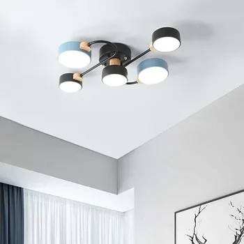 Kaasaegne minimalistlik Põhjamaade elutuba LED lakke lamp magamistuba ümmarguse laterna koridori hotel uuring loominguline lamp