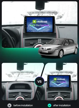 Auto Intelligentne Süsteem Renault Megane 2 2002-2009 Raadio Multimeedia Video Mängija, Navigatsiooni GPS Android 10