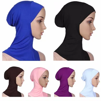 Moslemi Venitada Turban Ühise Põllumajanduspoliitika Täielikult Katta Sisemine Mütsid Islami Underscarf Kapoti Tahke Modal Alusel Sall Mütsid Turbante Mujer