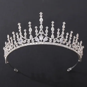 Käsitöö Traadiga Kivid, Kristallid Pulmakleidid Tiara Peapael Palace Royal Kuninganna Printsess Crown Juuksed Tarvikud