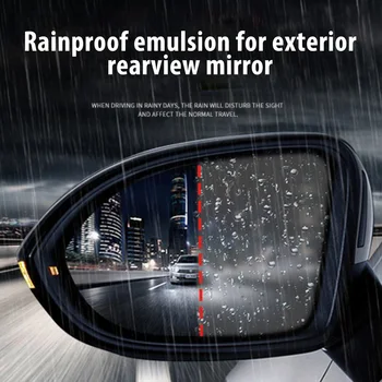 60ml Auto Vihm Tõend Nano Lakk Emulsioon, mis Kestab Kaua välispeegel, Keerates Peegel Vee Üleujutus Hüdrofoobsed Esindaja