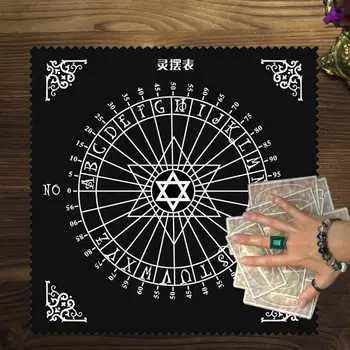 Nõidus Asjade Tarot Laudlina Ennustamine Tarot-Kaardi Pad Mat Pendel Magic Pentacle Runes Tarot Altari Laud Lapiga 30x30cm