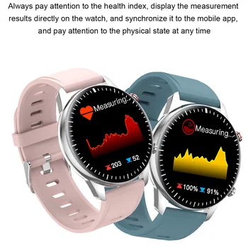 2021 Smart Watch Naised Mehed Täis Touch Fitness Tracker Magada IP67, Veekindel Smartwatch Bluetooth-compatibl jaoks Xiaomi Huawei Ios