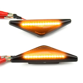 2tk Pool Repeater Valgus Lambi LED-pidurituled Dünaamiline suunatule Blinker Lamp Ford Jaoks Focus Mk1 Jaoks Mondeo Mk3