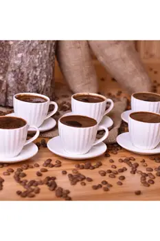 Portselan Tass Kohvi Luksuslik Komplekt 12 Kvaliteeti Taldrik Omanikud türgi Kohvi, Tee Tassid koos Alustassid Plaat Tassi Espresso Dekoratiivsed