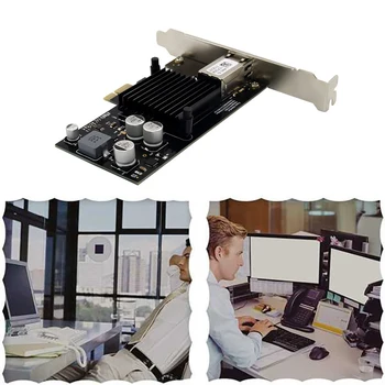 PCI-E Võrgu Kaart PCI-E X1 I210AT Single-Port-Gigabit-Ethernet-Image Capture Võrgu Kaart POE+ Toide NIC