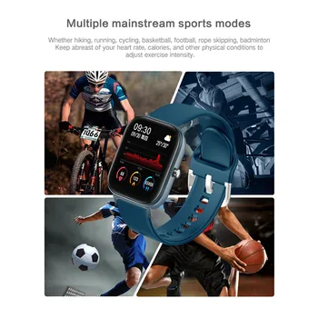 Smartwatch Sport Smart Watch Fitness Südame Löögisageduse Nutikas Käevõru Touch-ekraan Ipx7 Relógios Inteligentes Montre Connectée