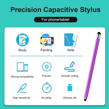 Stylus Pen puuteekraanid 2 1 Kummist Nõuandeid, Capacitive Stylus Pliiats iPhone iPad Andoird Telefon Tablett