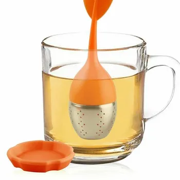 1tk Tee Terasest Sõelad Tee Pall Leaf Tee Kurn Taimsete Vürtsi Infuser Filter Difuusor teelehe Kurn Teaware Tööriist