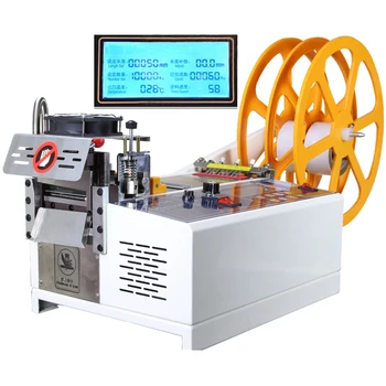 988T Automaatne lindi lõikamise masin, mida arvuti külma ja kuuma lõikamise masin elastne lint lõikamise masin 110V / 220V 400W