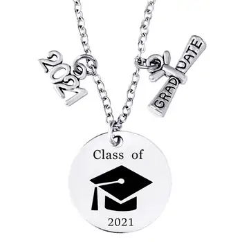College&Year Seeria Terasest Ripats Kaelakee 2021 Lõpetamist Hooaeg Mälestus Ehted Sõbrad Ja Klassikaaslased