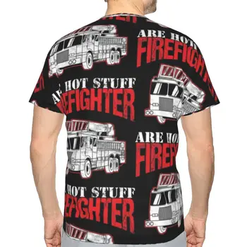 Tuletõrjuja Tee Casual Särk Lühikeste Varrukatega Polüester T-Särk Streetwear Trükitud Tshirt Mõõdus Mehed