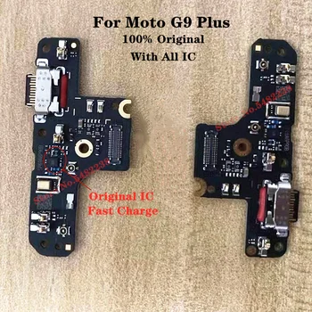 Originaal MIC Laadija Juhatuse Moto G9 Pluss G9plus Kiire Laadimine Laadimine USB Port, Doki Flex Kaabel Mikrofoni Ühenduspesa