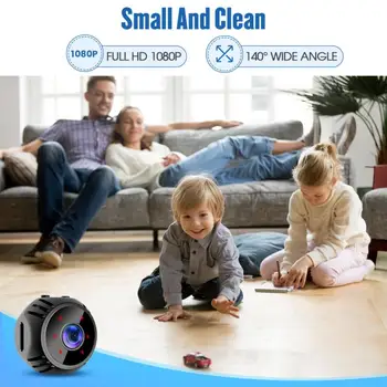 Mini Kaamera 1080P WiFi Väike Juhtmevaba Kaameraga beebimonitor Kodu Turvalisuse Järelevalve Lapsehoidja Kaamera Mini Videokaamera