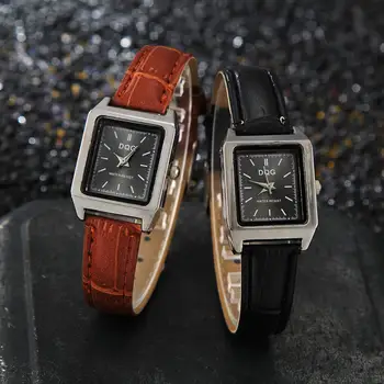 Brändi Luksuslik Hõbedane Värv H Kvaliteetsed Naiste Vaata Uusi Fashion Square Daamid Quartz Watch Reloj Mujer Käekell Tüdruk