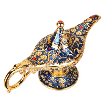 Aladdin magic lamp retro Euroopa-stiilis käsitöö home club teenetemärgi tsingi sulam, loova käsitöö-dekoratsioon, kes soovivad lamp