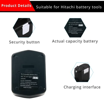 NI-CD 14,4 V 2000mAh Akut jaoks Hitachi EB1414S EB1412S EB1414 EB1424 EB14B EB14S DS 14DV Harjutused Bateria