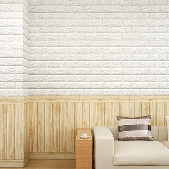 1tk Kodu Kaunistamiseks 3d 35x35cm puiduimitatsiooniga Tera Seina Kleebis Tapeet Antiik Mõju isekleepuvad Vannituba Köök