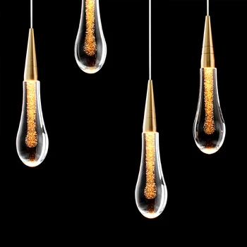 Põhjamaade Crystal LED Ripats, Tuled Kaasaegne Disain Kerge elutuba, Magamistuba Lamp Loft Kohvik restoran Villa Siseruumides Rippuvad valgus