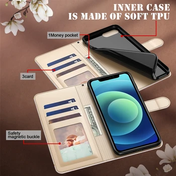 For Samsung Etui A20E Marmor puhul Funda Samsung Galaxy A20E A50 A30 S A10 E A40 Juhul Flip Rahakott Nahast Telefoni Kate Naised
