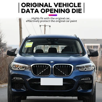 Kõrge kvaliteediga 2tk auto Rearview Mirror cover Mütsid Asendamine Läikiv Must M-style BMW F26 X4-2018