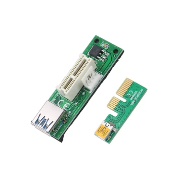 Mini PCI-E X1 pikendusjuhe PCIE 1X Laiendamine Ärkaja Kaart, USB-Kaabel ja SATA Kaabel