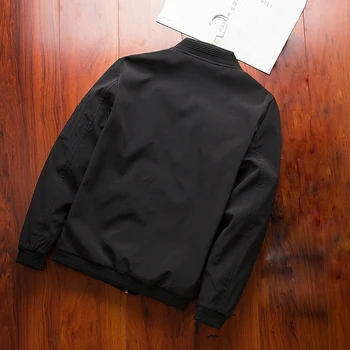 Kevad-Sügis Meeste Jope Mood Vabaaja Tõmblukk Streetwear Bomber Jacket Mens jakid Kuum Mees Lahe Mantlid Pluss Suurus M - 4XL