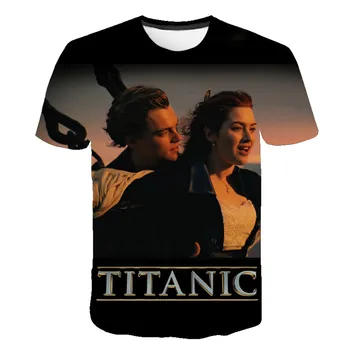 Anime 3d print mängu t-särk streetwear tops Armastus film Titanic meeste ja Naiste mood t-särk Harajuku lapsed särgid homme tshirt