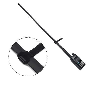 CS Antenn SMA MALE 2M/70CM VHF/UHF Dual Band 144/430Mhz Kokkupandav Antenn Baofeng BF-UV3R Raadio 2-Tee