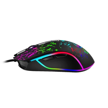 YWYT Wired Gaming Mouse Reguleeritav 4800 dpi Professionaalne Makro Määratlus Gaming Hiired, millel on Reguleeritav RGB Valgusmäng