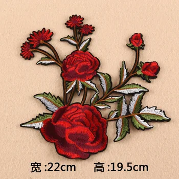 Suur tikand suur plaaster lill cartoon plaastrid kott märgid applique plaastrid riided GU-1634