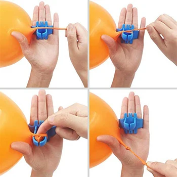 6.5 cm Õhupalli Sidumise Vahend Tieing Aksessuaar Knotting Kiiremini Electric Balloon Puhur Ballon Dot Lihtne Sõlm Seade