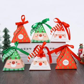 Merry Christmas Candy Box Kott 10 TK/Set Jõulupuu kinkekarbis Kellad Paberi Kasti kingikoti Konteiner Tarvikute Dropshiping