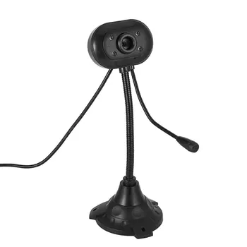 Arvuti Kaamera Sensor, HD Video Salvestamine Veebi Kaamera koos Mic Night Vision for Desktop Sülearvuti, praktiline