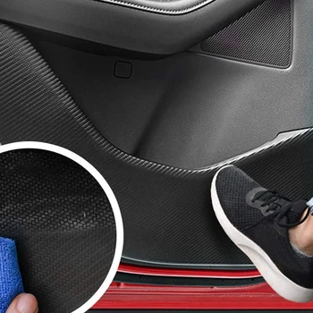 Auto Carbon Fiber Uks Anti-Kick Pad Serva Kaitse Matt Kate Mazda CX-30 2019 2020