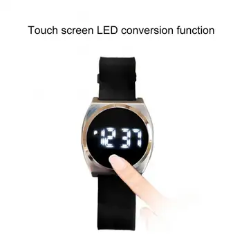 2021 Uus Paar Watch Lihtne Juhuslik LED Puutetundlik Digitaalne Paar Watch Käekell Moe Aksessuaar Vaadata
