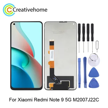 Algne LCD Ekraan Xiaomi Redmi Lisa 9 5G M2007J22C Puutetundlik Digitizer Assamblee Asendamine LCD Ekraan