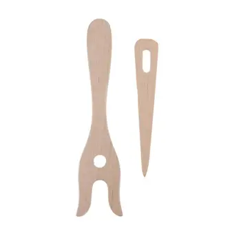 Käsitsi valmistatud Puidust Kahvel Tüüp Kudumine Kudumise Kahvel Laste Käsitöö Braider DIY Kniting Käevõru, Kaelakee, Kudumine Tööriist