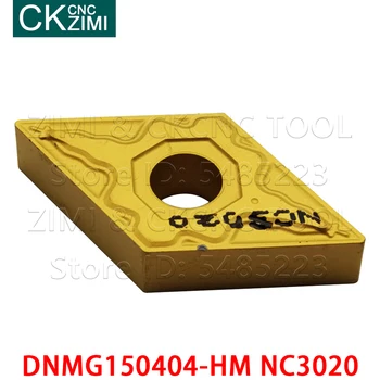 DNMG150404-HM NC3020 DNMG431 NC3020 CNC Karbiid Keerates Lisab CNC Vahendid Välise puidu Treimine Vahend kõrge kvaliteedi DNMG terasest