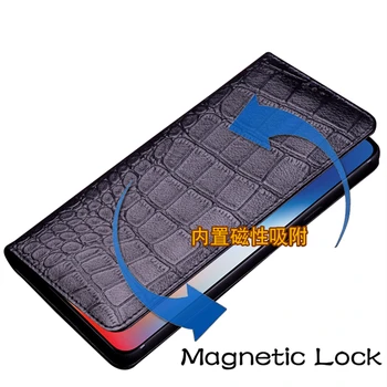 Luksus Ehtne Nahk Magnet Lock Telefon Juhtudel OnePlus Nord N10 5G/OnePlus Nord N100/OnePlus Nord 5G Flip Case Jalg