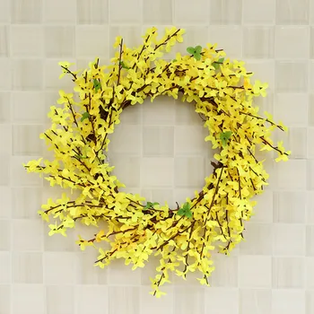 30 x 30 x 5cm Kunstlikku Lille DIY Pärg Reaalne Touch Kimp Võltsitud Lilled Kevade Poole Pulm Teenetemärgi Kodus Tarvikud