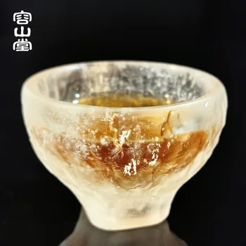 RongShan hall crystal külmutatud tassi kuuma ärritunud ühe ja sama prooviga tee tassi masters cup kung fu tee tassi suure värvilise glasuuriga